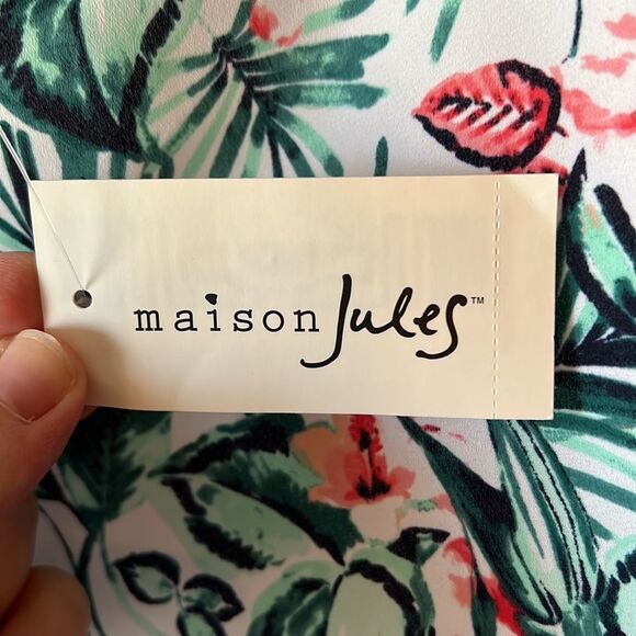 Maison Jules Citrus Splash Tank Blouse Sz S - Picture 4 of 4